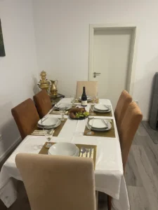 Modernes Apartment mit Whirlpool Gartensauna 13